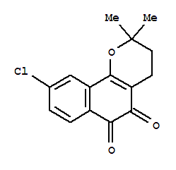 104277-62-5  2H-Naphtho[1,2-b]pyran-5,6-dione,9-chloro-3,4-dihydro-2,2-dimethyl-
