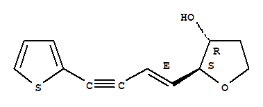 104900-61-0  3-Furanol,tetrahydro-2-[(1E)-4-(2-thienyl)-1-buten-3-ynyl]-, (2S,3R)- (9CI)
