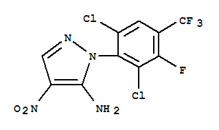 110499-43-9  1H-Pyrazol-5-amine,1-[2,6-dichloro-3-fluoro-4-(trifluoromethyl)phenyl]-4-nitro-