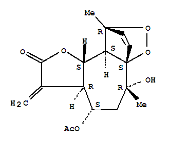 111455-72-2  4H-6a,9-Ethenofuro[2',3':3,4]cyclohepta[1,2-c][1,2]dioxol-2(3H)-one,4-(acetyloxy)-3a,5,6,9,9a,9b-hexahydro-6-hydroxy-6,9-dimethyl-3-methylene-,(3S,3aR,4S,6R,6aS,9R,9aS,9bS)-