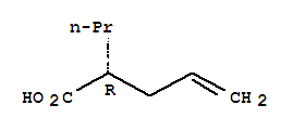 117039-61-9  4-Pentenoic acid,2-propyl-, (R)- (9CI)