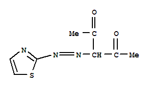 118747-05-0  2,4-Pentanedione,3-[2-(2-thiazolyl)diazenyl]-
