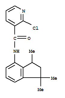 119899-14-8  3-Pyridinecarboxamide,2-chloro-N-(2,3-dihydro-1,1,3-trimethyl-1H-inden-4-yl)-