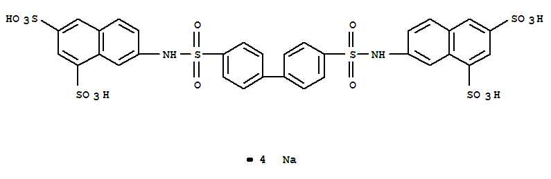 144790-60-3  1,3-Naphthalenedisulfonicacid, 7,7'-[[1,1'-biphenyl]-4,4'-diylbis(sulfonylimino)]bis-, tetrasodium salt(9CI)