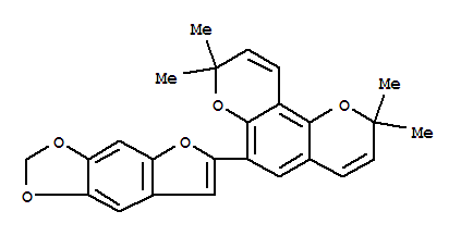 150998-97-3  2H,8H-Benzo[1,2-b:3,4-b']dipyran,6-furo[2,3-f]-1,3-benzodioxol-6-yl-2,2,8,8-tetramethyl- (9CI)