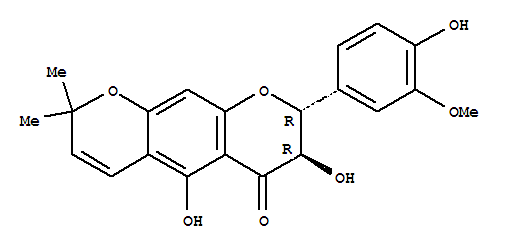 151590-49-7  2H,6H-Benzo[1,2-b:5,4-b']dipyran-6-one,7,8-dihydro-5,7-dihydroxy-8-(4-hydroxy-3-methoxyphenyl)-2,2-dimethyl-, (7R,8R)-(9CI)