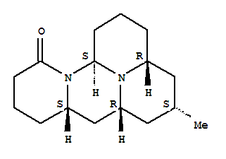 15216-34-9  11H-Pyrido[1',2':3,4]pyrimido[2,1,6-de]quinolizin-11-one,tetradecahydro-5-methyl-, (3aR,5S,6aR,7aS,12aS)-