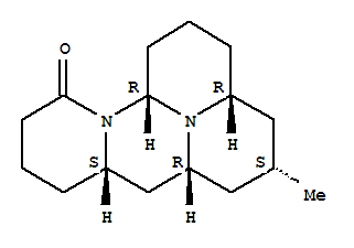 15216-36-1  11H-Pyrido[1',2':3,4]pyrimido[2,1,6-de]quinolizin-11-one,tetradecahydro-5-methyl-, (3aR,5S,6aR,7aS,12aR)-