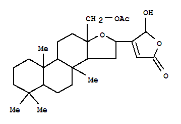 158931-47-6  2(5H)-Furanone,4-[(2R,3aS,3bS,5aS,9aS,9bR,11aS)-11a-[(acetyloxy)methyl]hexadecahydro-3a,6,6,9a-tetramethylphenanthro[2,1-b]furan-2-yl]-2-hydroxy-(9CI)