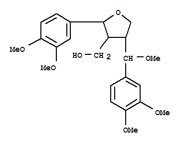 160472-98-0  3-Furanmethanol,2-(3,4-dimethoxyphenyl)-4-[(3,4-dimethoxyphenyl)methoxymethyl]tetrahydro- (9CI)
