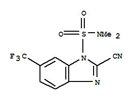 161407-84-7  1H-Benzimidazole-1-sulfonamide,2-cyano-N,N-dimethyl-6-(trifluoromethyl)-