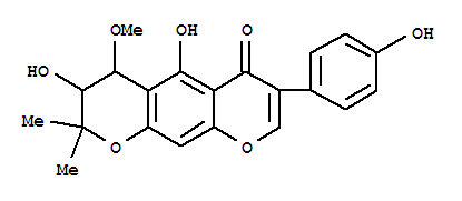 166197-32-6  2H,6H-Benzo[1,2-b:5,4-b']dipyran-6-one,3,4-dihydro-3,5-dihydroxy-7-(4-hydroxyphenyl)-4-methoxy-2,2-dimethyl- (9CI)