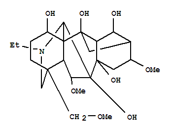 168922-20-1  Aconitane-1,7,8,10,14-pentol,20-ethyl-6,16-dimethoxy-4-(methoxymethyl)-, (1a,6b,14a,16b)- (9CI)