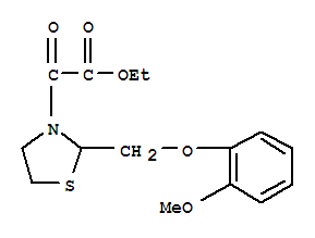103182-22-5  3-Thiazolidineaceticacid, 2-[(2-methoxyphenoxy)methyl]-a-oxo-, ethyl ester