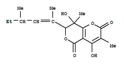 108885-72-9  2H,5H-Pyrano[4,3-b]pyran-2,5-dione,7-(1,3-dimethyl-1-pentenyl)-7,8-dihydro-4,8-dihydroxy-3,8-dimethyl- (9CI)