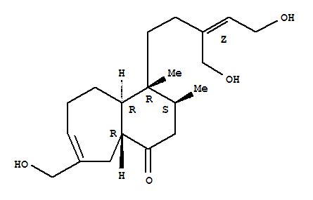 111923-60-5  1H-Benzocyclohepten-1-one,2,3,4,4a,5,6,9,9a-octahydro-4-[(3Z)-5-hydroxy-3-(hydroxymethyl)-3-penten-1-yl]-8-(hydroxymethyl)-3,4-dimethyl-,(3R,4S,4aS,9aS)-rel-(-)-