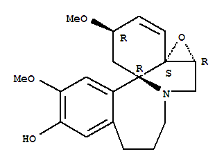 123011-99-4  4H-Oxireno[3,3a]indolo[7a,1-a][2]benzazepin-8-ol,1a,2,5,6,11,12-hexahydro-9,12-dimethoxy-, (1aR,10bR,12R,14aS)-