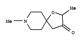 123319-03-9  1-Oxa-8-azaspiro[4.5]decan-3-one,2,8-dimethyl-