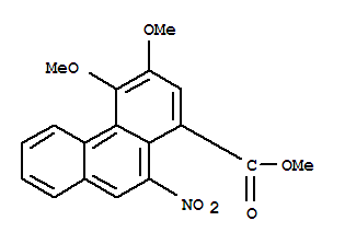 128397-31-9  1-Phenanthrenecarboxylicacid, 3,4-dimethoxy-10-nitro-, methyl ester