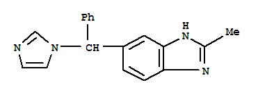 129369-64-8  1H-Benzimidazole,6-(1H-imidazol-1-ylphenylmethyl)-2-methyl-