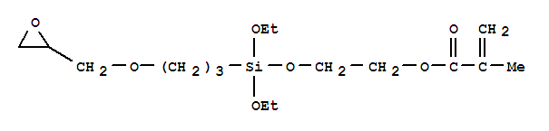 132458-74-3  2-Propenoic acid,2-methyl-, 2-[[diethoxy[3-(2-oxiranylmethoxy)propyl]silyl]oxy]ethyl ester