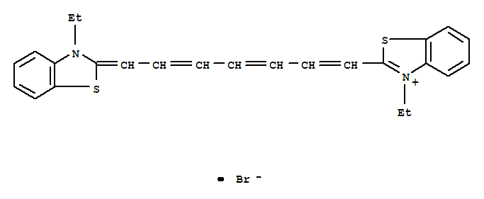 13502-38-0  Benzothiazolium,3-ethyl-2-[7-(3-ethyl-2(3H)-benzothiazolylidene)-1,3,5-heptatrien-1-yl]-,bromide (1:1)