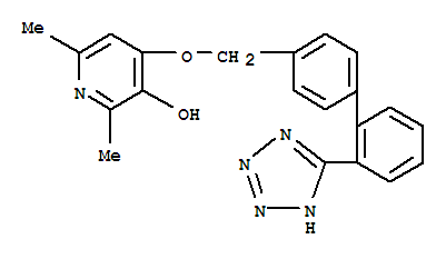 139958-44-4  3-Pyridinol,2,6-dimethyl-4-[[2'-(2H-tetrazol-5-yl)[1,1'-biphenyl]-4-yl]methoxy]-