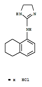 14008-86-7  1H-Imidazol-2-amine,4,5-dihydro-N-(5,6,7,8-tetrahydro-1-naphthalenyl)-, hydrochloride (1:?)