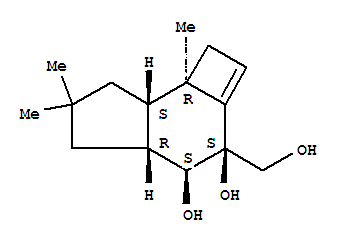 143049-04-1  1H-Cyclobut[e]indene-3,4-diol,3,4,4a,5,6,7,7a,7b-octahydro-3-(hydroxymethyl)-6,6,7b-trimethyl-,(3S,4S,4aR,7aS,7bR)-