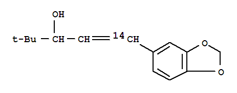 145223-60-5  1-Penten-3-ol-1-14C, 1-(1,3-benzodioxol-5-yl)-4,4-dimethyl-(9CI)