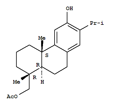 145940-78-9  1-Phenanthrenemethanol,1,2,3,4,4a,9,10,10a-octahydro-6-hydroxy-1,4a-dimethyl-7-(1-methylethyl)-, a-acetate, (1R,4aS,10aR)- (9CI)