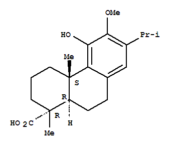 145940-79-0  1-Phenanthrenecarboxylicacid,1,2,3,4,4a,9,10,10a-octahydro-5-hydroxy-6-methoxy-1,4a-dimethyl-7-(1-methylethyl)-,(1R,4aS,10aR)-