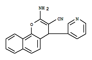 149550-46-9  4H-Naphtho[1,2-b]pyran-3-carbonitrile,2-amino-4-(3-pyridinyl)-