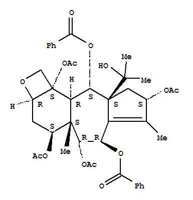 154992-16-2  1H-Azuleno[5',6':3,4]benz[1,2-b]oxete-4,5,6,8,10,10b(2aH)-hexol,3,4,4a,5,6,8,9,9a,10,10a-decahydro-9a-(1-hydroxy-1-methylethyl)-4a,7-dimethyl-,4,5,8,10b-tetraacetate 6,10-dibenzoate,(2aR,4S,4aS,5R,6R,8S,9aS,10S,10aR,10bS)- (9CI)