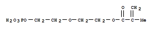 159411-11-7  2-Propenoic acid,2-methyl-, 2-[2-(phosphonooxy)ethoxy]ethyl ester