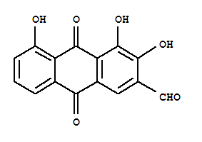 160954-16-5  2-Anthracenecarboxaldehyde,9,10-dihydro-3,4,5-trihydroxy-9,10-dioxo-