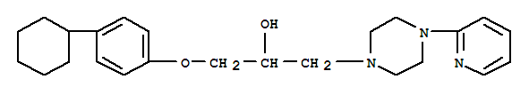 161589-14-6  1-Piperazineethanol, a-[(4-cyclohexylphenoxy)methyl]-4-(2-pyridinyl)-