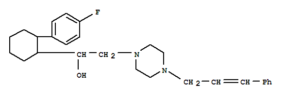 162412-68-2  1-Piperazineethanol, a-[2-(4-fluorophenyl)cyclohexyl]-4-(3-phenyl-2-propen-1-yl)-