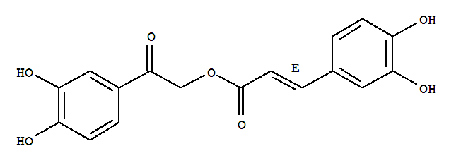 162616-81-1  2-Propenoic acid,3-(3,4-dihydroxyphenyl)-, 2-(3,4-dihydroxyphenyl)-2-oxoethyl ester, (2E)-