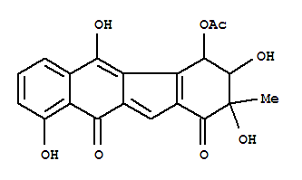 165467-69-6  1H-Benzo[b]fluorene-1,10(2H)-dione,4-(acetyloxy)-3,4-dihydro-2,3,5,9-tetrahydroxy-2-methyl- (9CI)