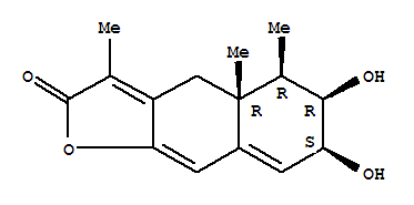 179862-52-3  Naphtho[2,3-b]furan-2(4H)-one,4a,5,6,7-tetrahydro-6,7-dihydroxy-3,4a,5-trimethyl-, (4aR,5R,6R,7S)-