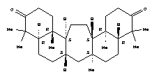 18070-07-0  1H-Cyclohepta[1,2-a:5,4-a']dinaphthalene-3,11(2H,4H)-dione,octadecahydro-4,4,6a,10,10,13a,15b-heptamethyl-,(4aR,6aS,7aS,9aR,13aR,13bS,15aS,15bR)- (9CI)