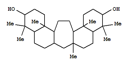 18188-24-4  1H-Cyclohepta[1,2-a:5,4-a']dinaphthalene-3,11-diol,docosahydro-4,4,6a,10,10,13a,15b-heptamethyl-,(3S,4aR,6aS,7aS,9aR,11S,13aR,13bS,15aS,15bR)- (9CI)