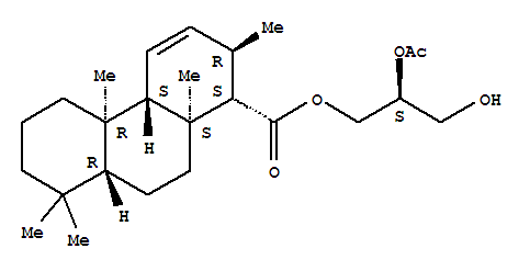 183239-53-4  1-Phenanthrenecarboxylicacid, 1,2,4a,4b,5,6,7,8,8a,9,10,10a-dodecahydro-2,4b,8,8,10a-pentamethyl-,(2S)-2-(acetyloxy)-3-hydroxypropyl ester, (1S,2R,4aS,4bR,8aR,10aS)-
