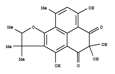 183626-55-3  4H-Phenaleno[1,2-b]furan-4,6(5H)-dione,8,9-dihydro-3,5,5,7-tetrahydroxy-1,8,8,9-tetramethyl- (9CI)