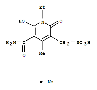 149717-54-4  3-Pyridinemethanesulfonicacid, 5-(aminocarbonyl)-1-ethyl-1,2-dihydro-6-hydroxy-4-methyl-2-oxo-,sodium salt (1:1)