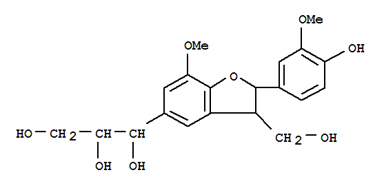 173936-61-3  1,2,3-Propanetriol,1-[(2S,3R)-2,3-dihydro-2-(4-hydroxy-3-methoxyphenyl)-3-(hydroxymethyl)-7-methoxy-5-benzofuranyl]-