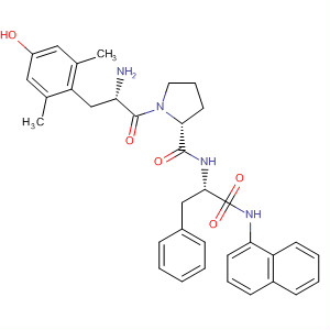 274906-07-9  L-Phenylalaninamide, 2,6-dimethyl-L-tyrosyl-L-prolyl-N-1-naphthalenyl-