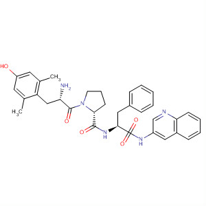 274906-09-1  L-Phenylalaninamide, 2,6-dimethyl-L-tyrosyl-L-prolyl-N-3-quinolinyl-