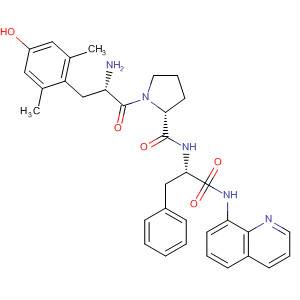 274906-11-5  L-Phenylalaninamide, 2,6-dimethyl-L-tyrosyl-L-prolyl-N-8-quinolinyl-